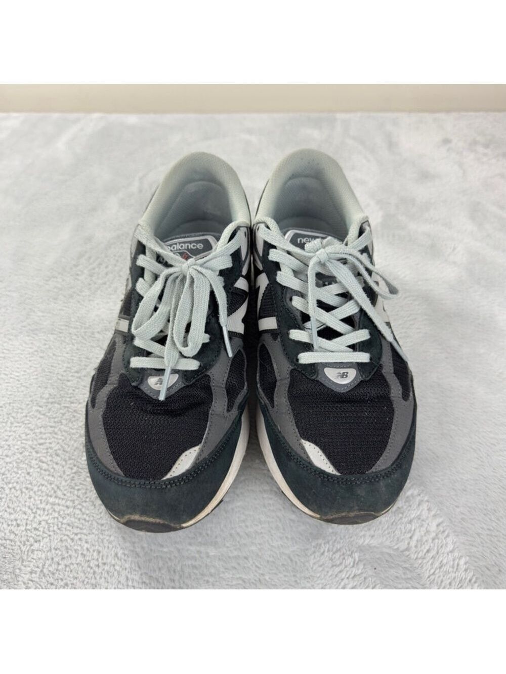 New Balance Men's Size 8.5 US/8 UK/42 EU M990BK6 Made in USA 990v6 Black/Grey - Picture 10 of 12